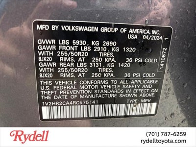 2024 Volkswagen Atlas 2.0T SE w/Technology