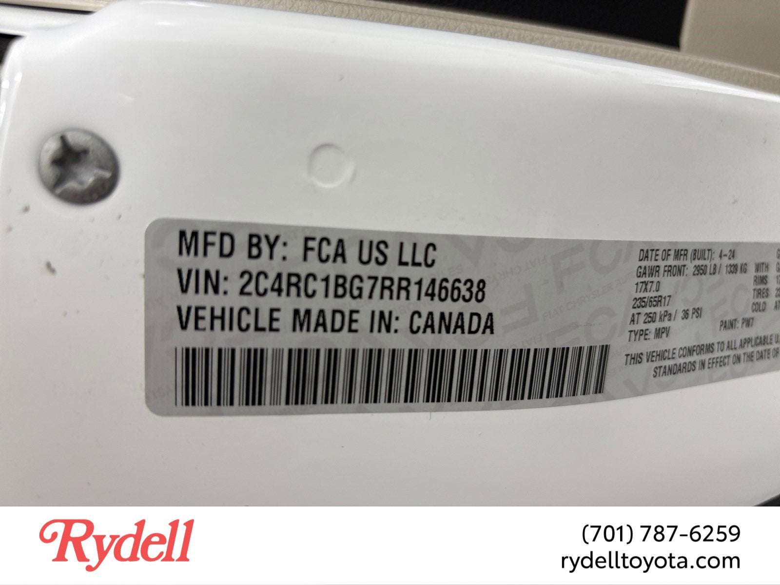 2024 Chrysler Pacifica Touring L