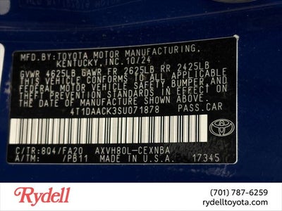 2025 Toyota Camry LE