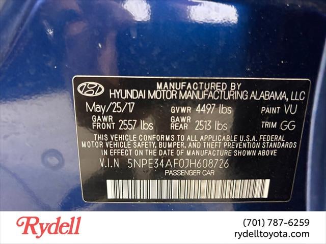 2018 Hyundai Sonata SEL