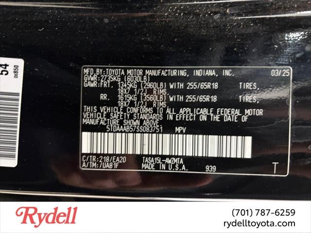 2025 Toyota Grand Highlander XLE