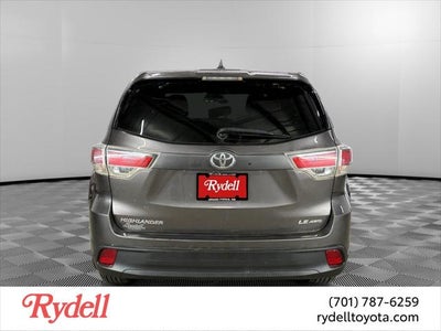 2016 Toyota Highlander LE
