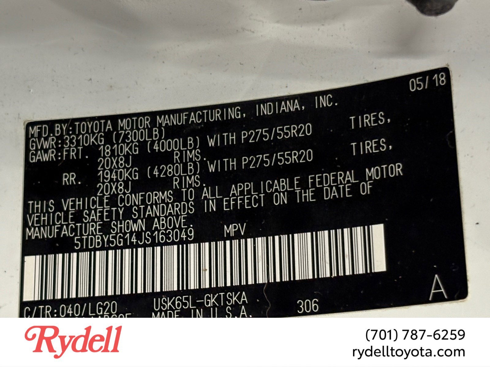 2018 Toyota Sequoia TRD Sport