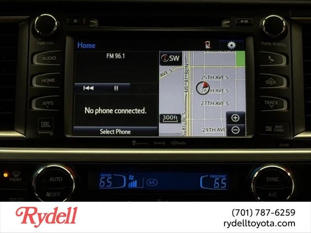 2019 Toyota Highlander Limited Platinum