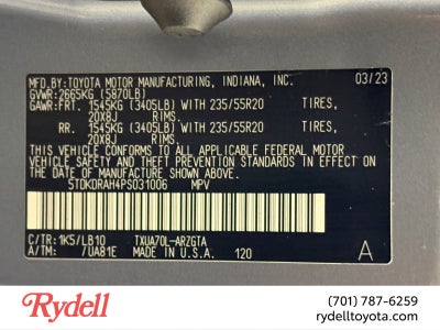 2023 Toyota Highlander Limited