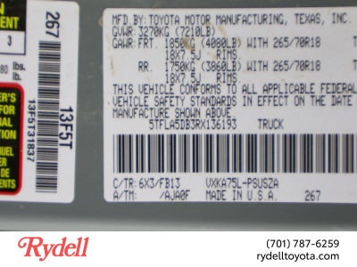 2024 Toyota Tundra 4WD SR5