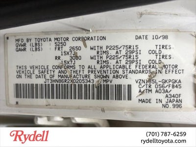 1999 Toyota 4Runner SR5