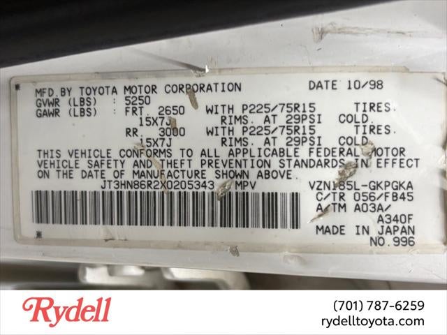 1999 Toyota 4Runner SR5