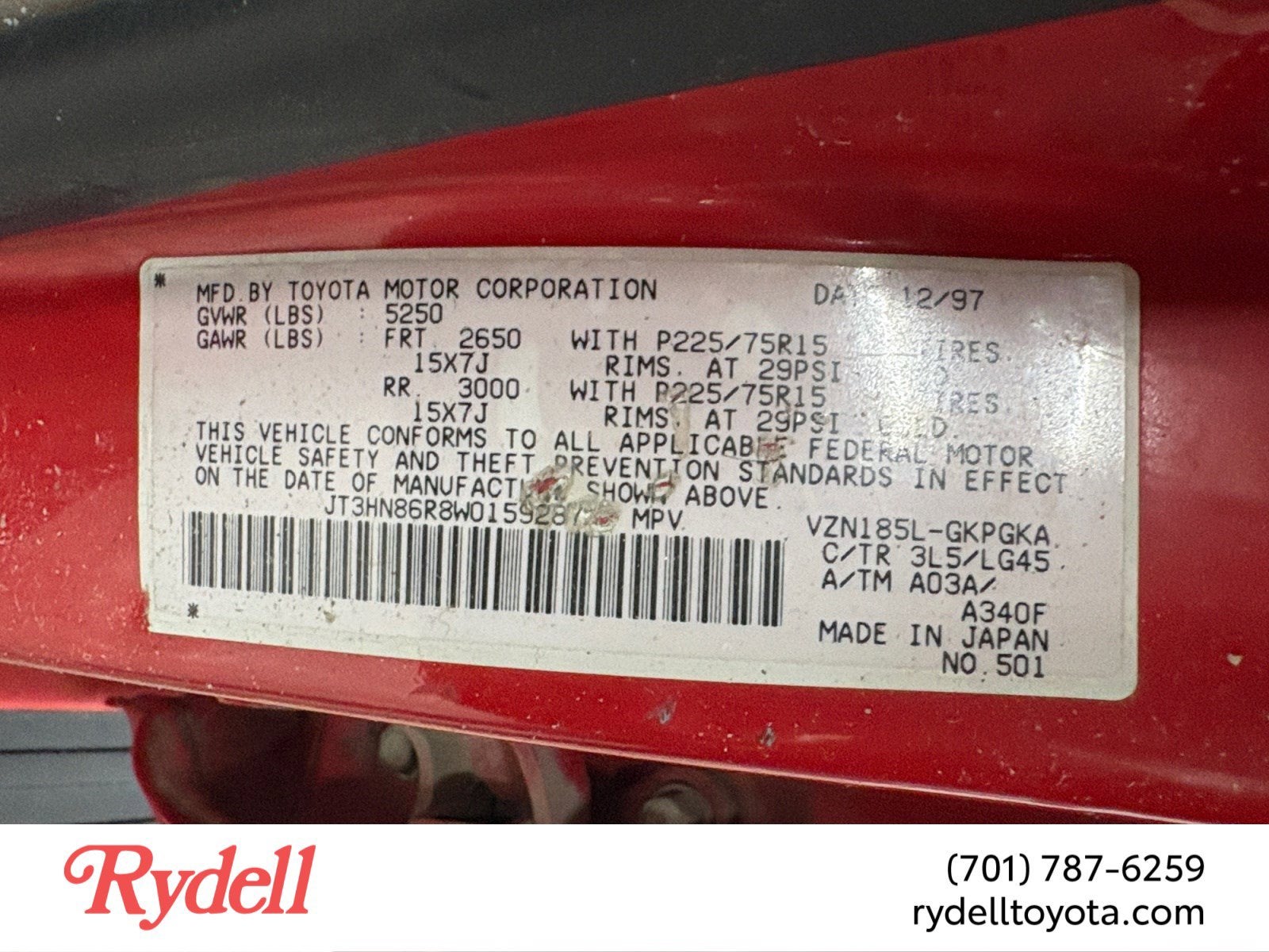 1998 Toyota 4Runner SR5