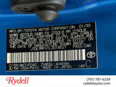 2020 Toyota Prius LE