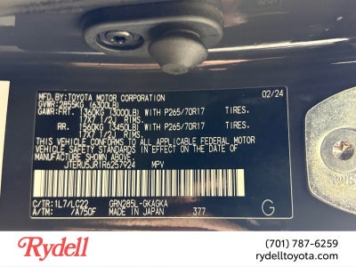 2024 Toyota 4Runner TRD Off-Road Prem V6