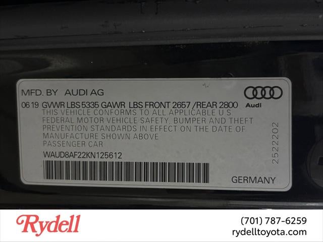 2019 Audi A6 Premium