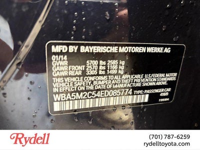 2014 BMW 5 Series Gran Turismo 535i