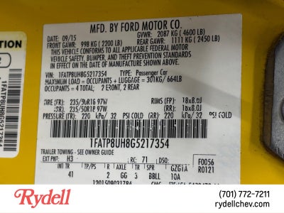 2016 Ford Mustang EcoBoost Premium