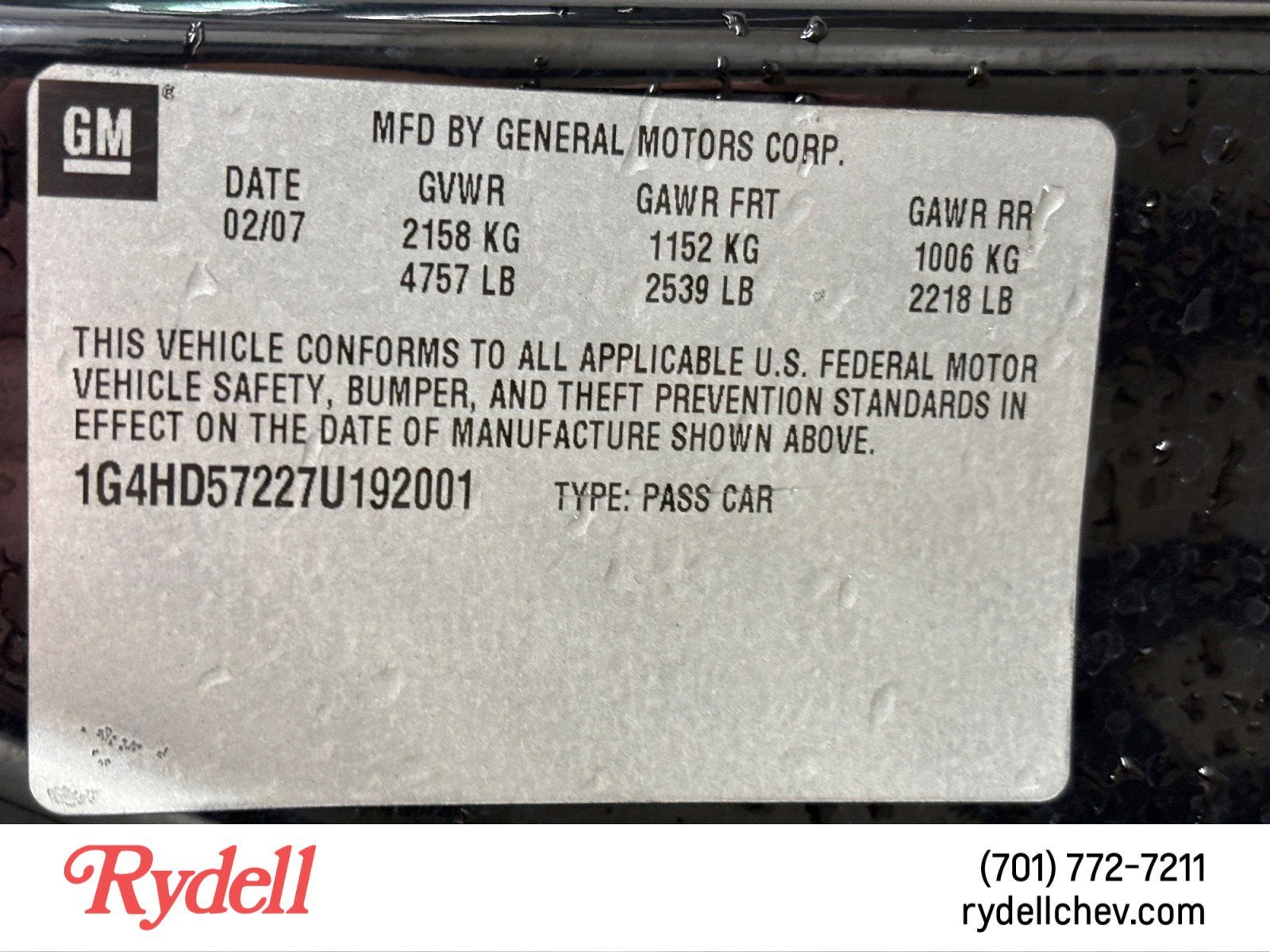 2007 Buick Lucerne V6 CXL