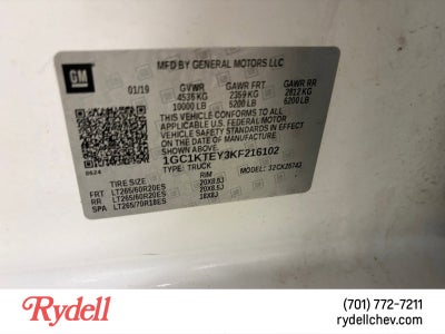 2019 Chevrolet Silverado 2500 HD LTZ