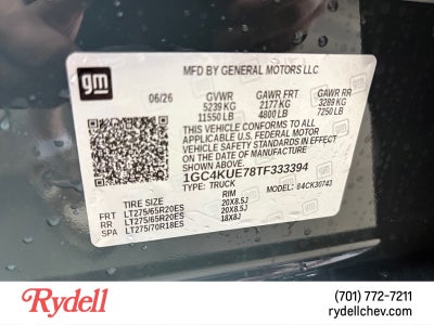 2026 Chevrolet Silverado 3500 HD LTZ