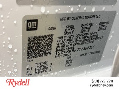 2026 Chevrolet Silverado 1500 LT (2FL)