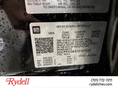 2026 Chevrolet Silverado 1500 LT (2FL)
