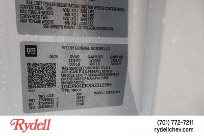 2025 Chevrolet Silverado 1500 LT (2FL)