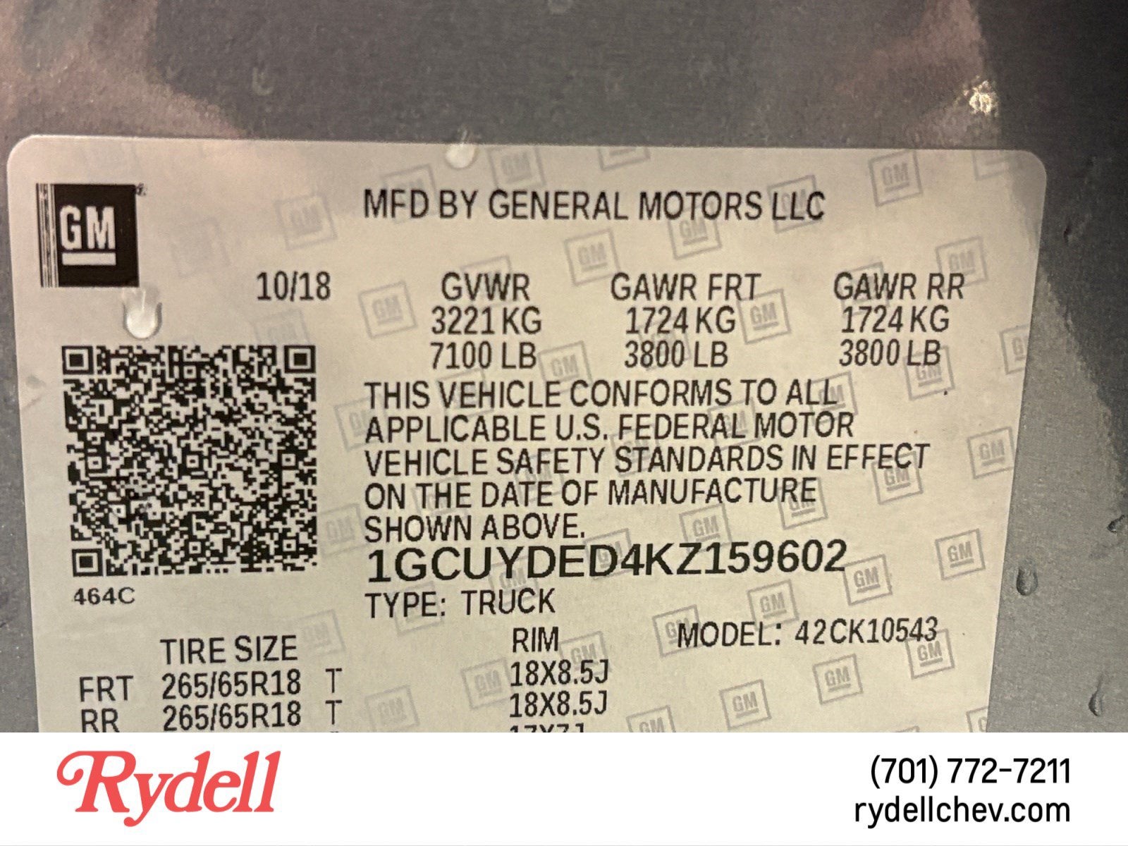 2019 Chevrolet Silverado 1500 LT