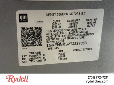 2026 GMC Acadia Elevation