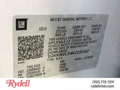 2019 GMC Acadia SLT