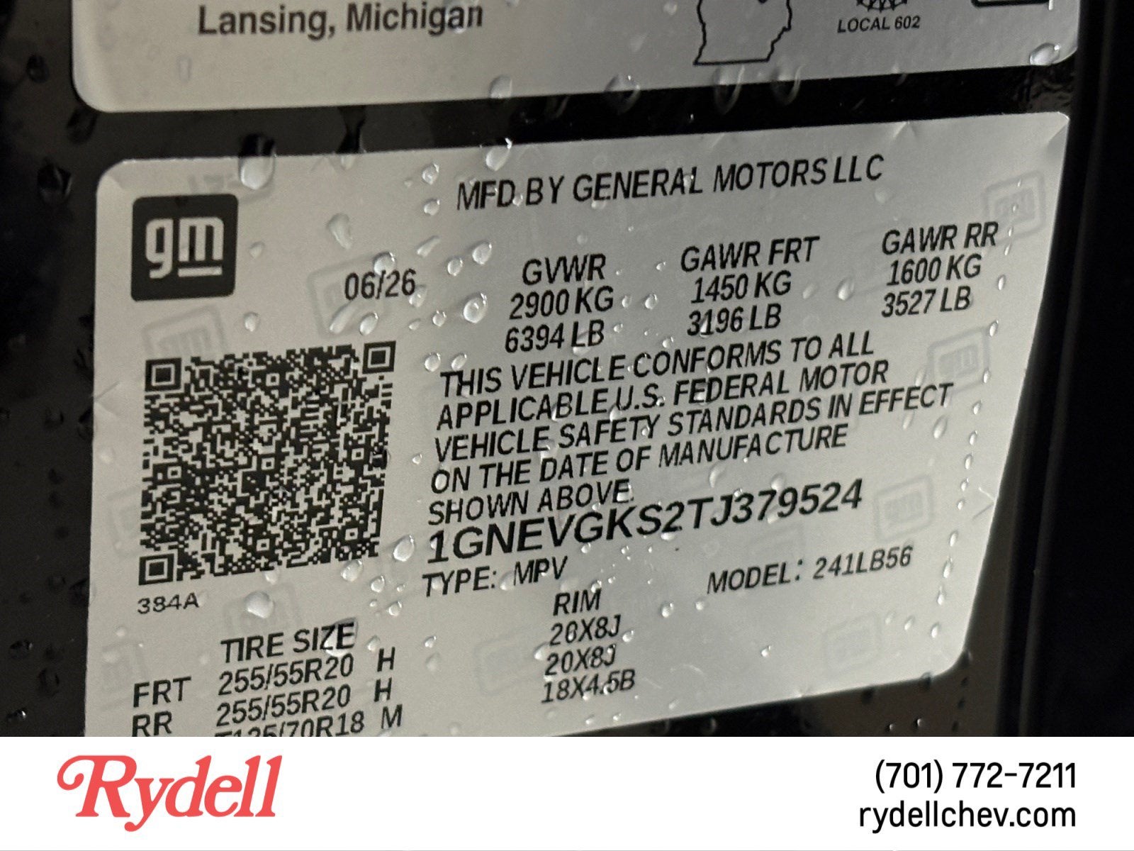 2026 Chevrolet Traverse LT