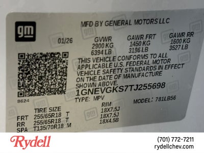 2026 Chevrolet Traverse LT