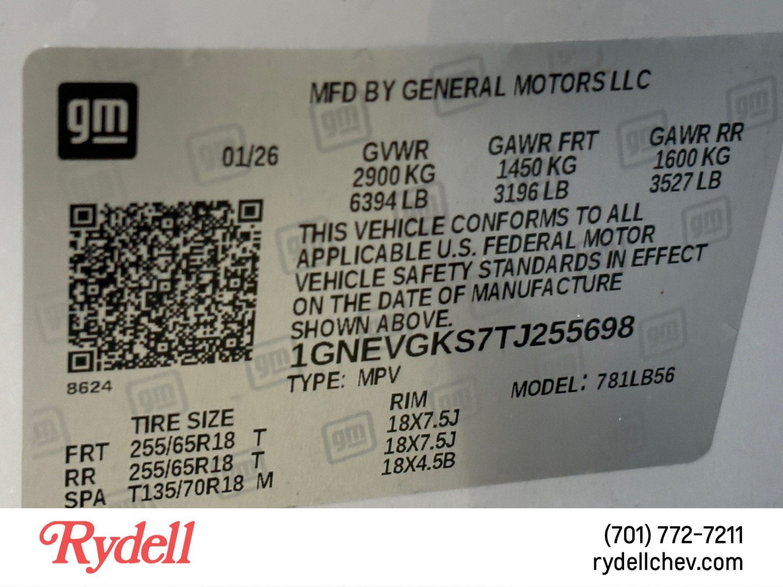 2026 Chevrolet Traverse LT