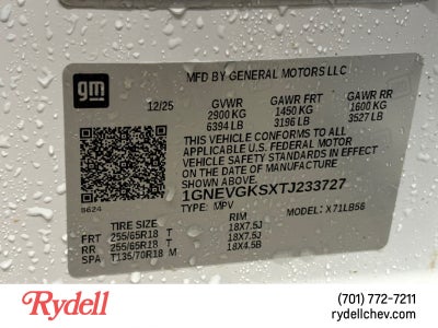 2026 Chevrolet Traverse LT