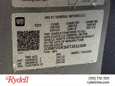 2026 Chevrolet Traverse LT