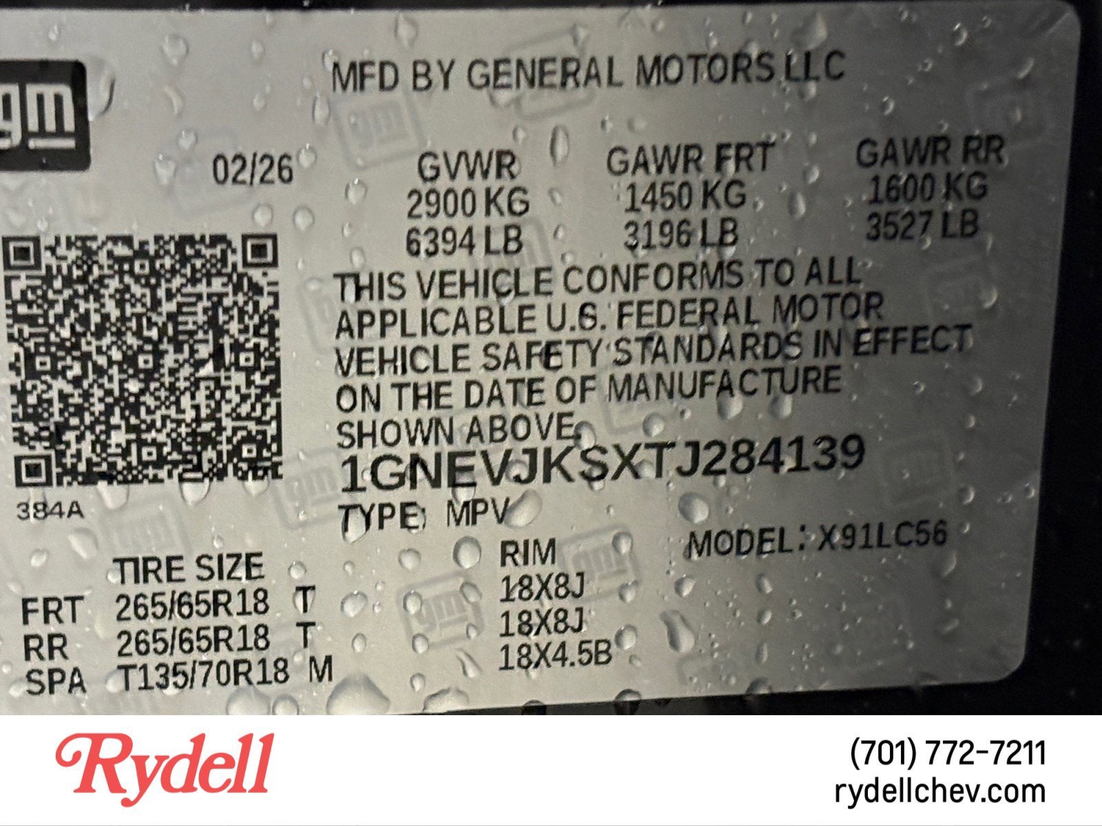 2026 Chevrolet Traverse Z71