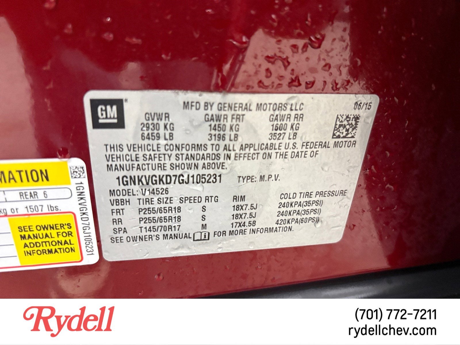 2016 Chevrolet Traverse LT