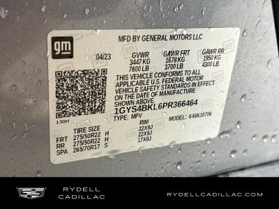 2023 Cadillac Escalade 4WD Premium Luxury