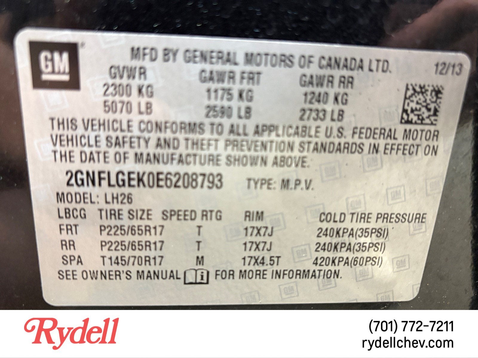 2014 Chevrolet Equinox LT