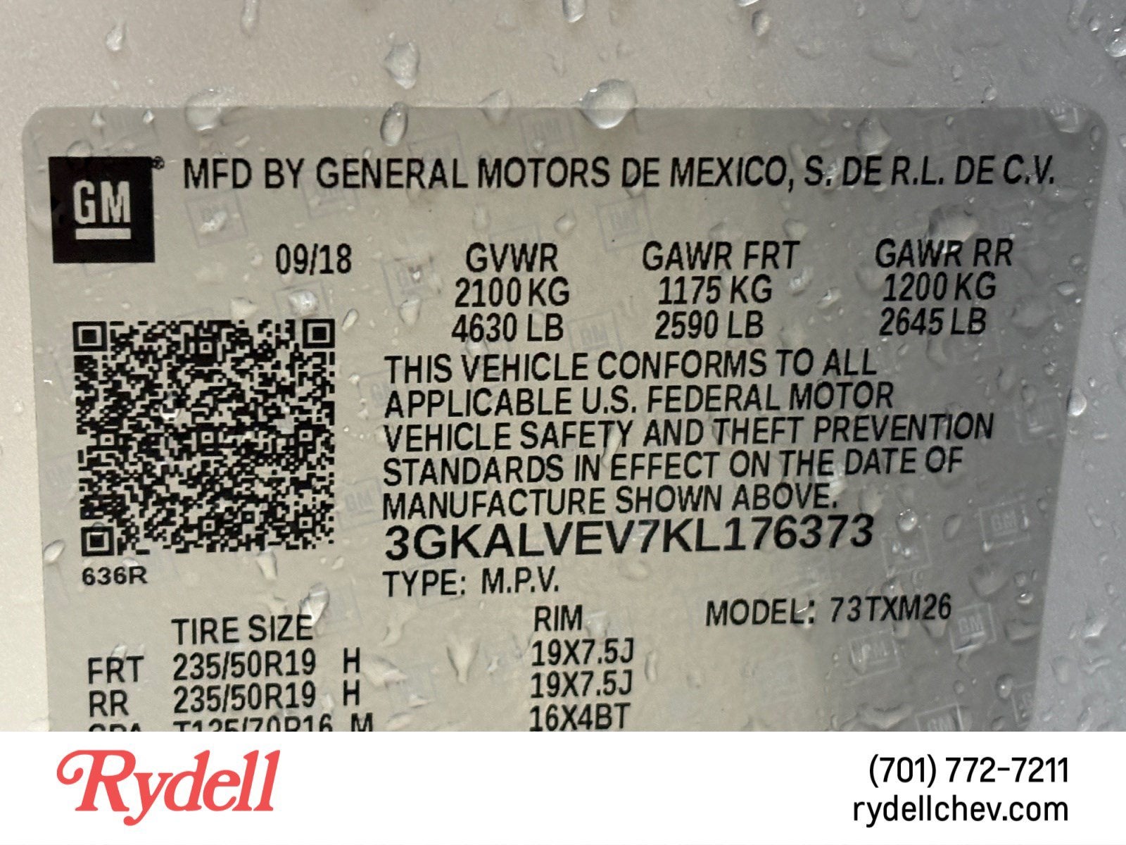 2019 GMC Terrain SLT