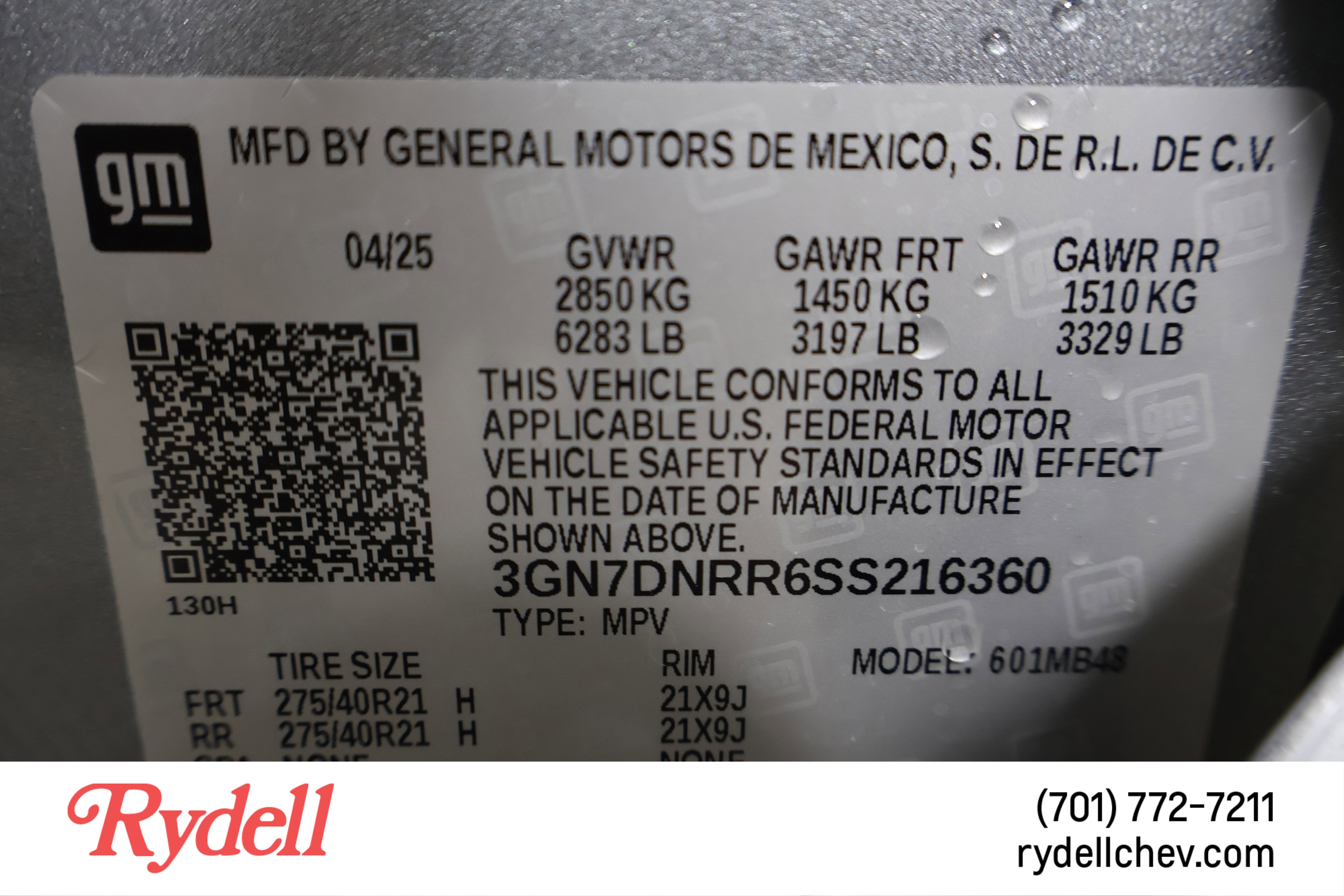 2025 Chevrolet Equinox EV LT