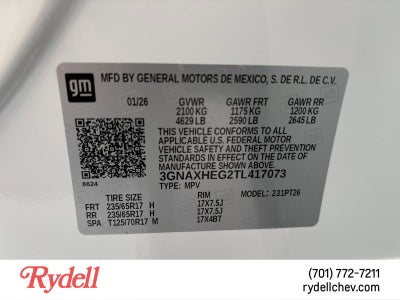 2026 Chevrolet Equinox LT