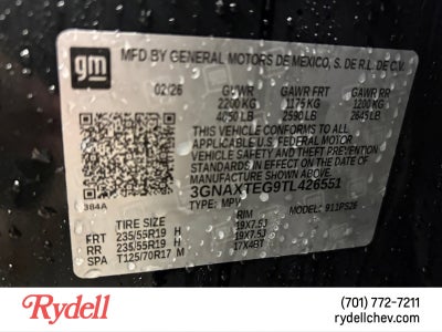2026 Chevrolet Equinox RS