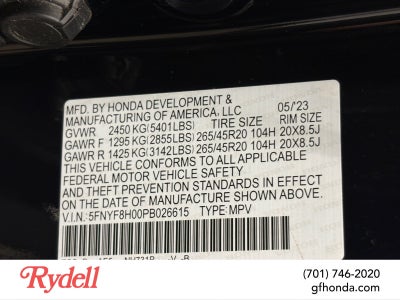 2023 Honda Passport AWD Elite