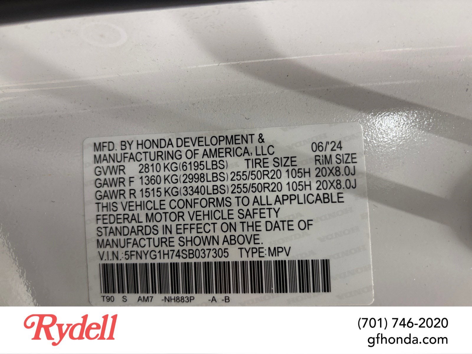 2025 Honda Pilot Touring