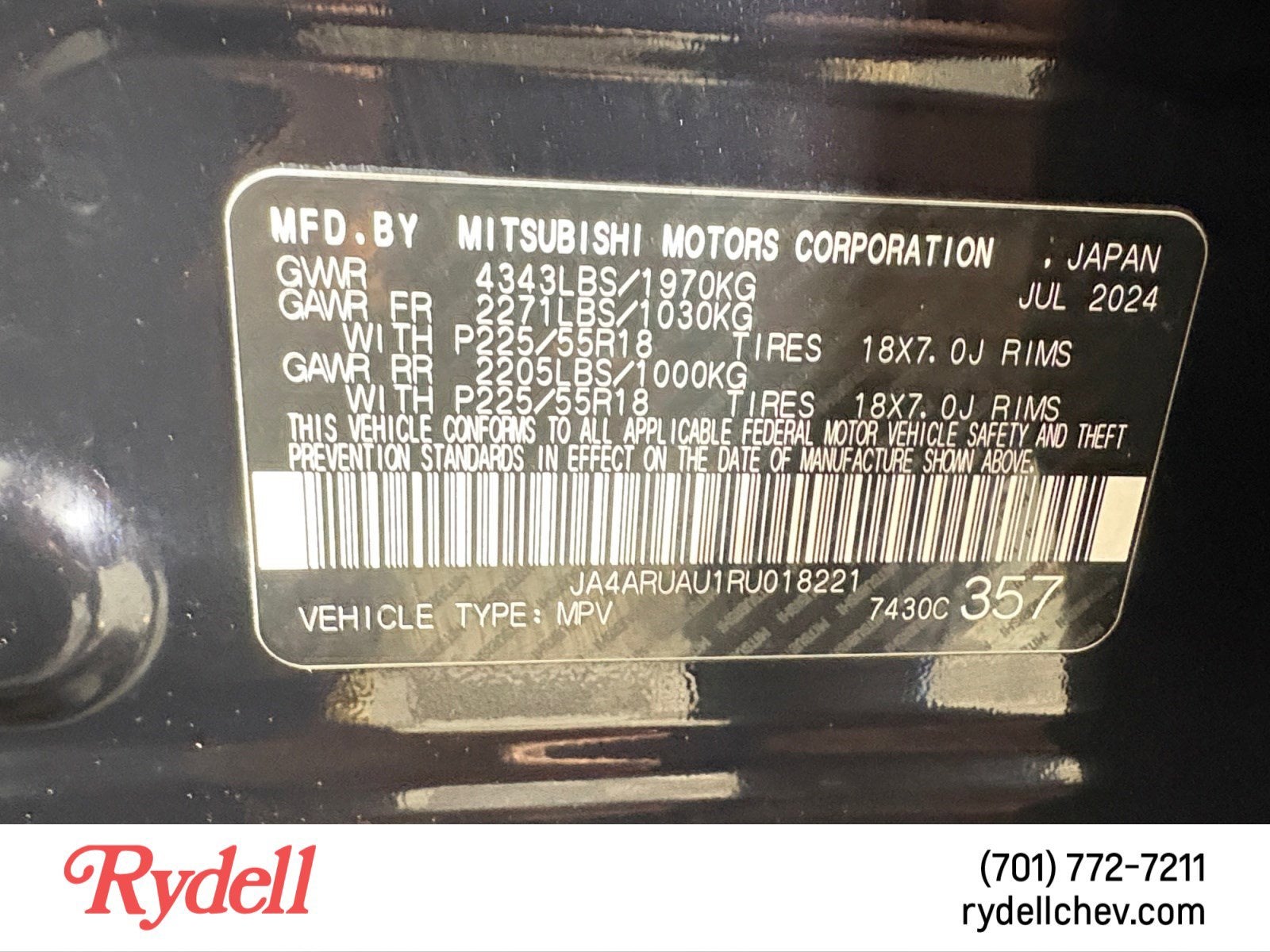 2024 Mitsubishi Outlander Sport 2.0 ES AWC