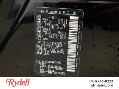 2022 Nissan Armada SL 4WD