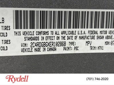 2014 Dodge Grand Caravan SE