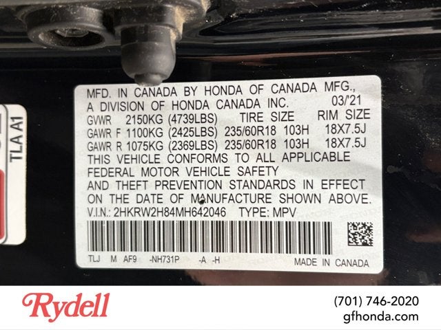 2021 Honda CR-V EX-L
