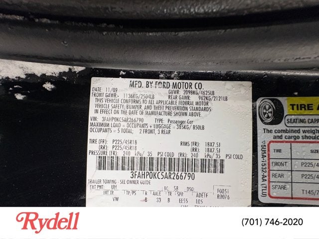 2010 Ford Fusion SPORT