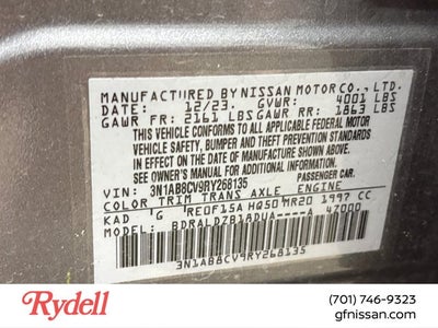 2024 Nissan Sentra SV