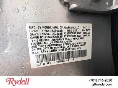 2013 Honda Pilot Touring