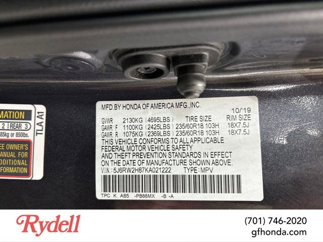 2019 Honda CR-V EX-L